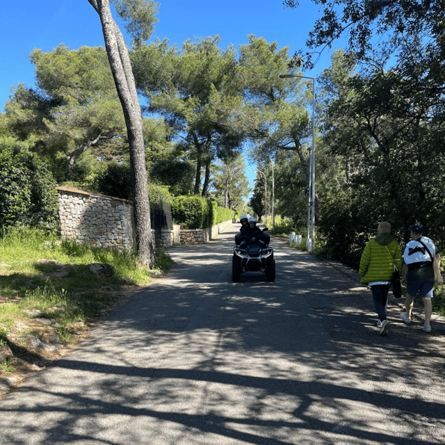 NICE BY ELECTRIC QUAD:panoramic tour from Nice - Nice Harbour provides a short photo break