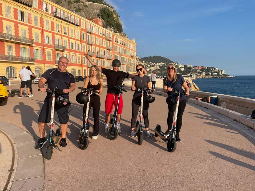 Nice: Must-Sees Electric Scooter Tour - Place Massena and the Paillon garden