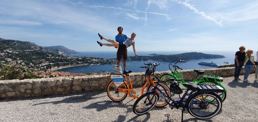 Nice: Panoramic French Riviera E-Bike Tour - A proper pause in Villefranche-sur-Mer