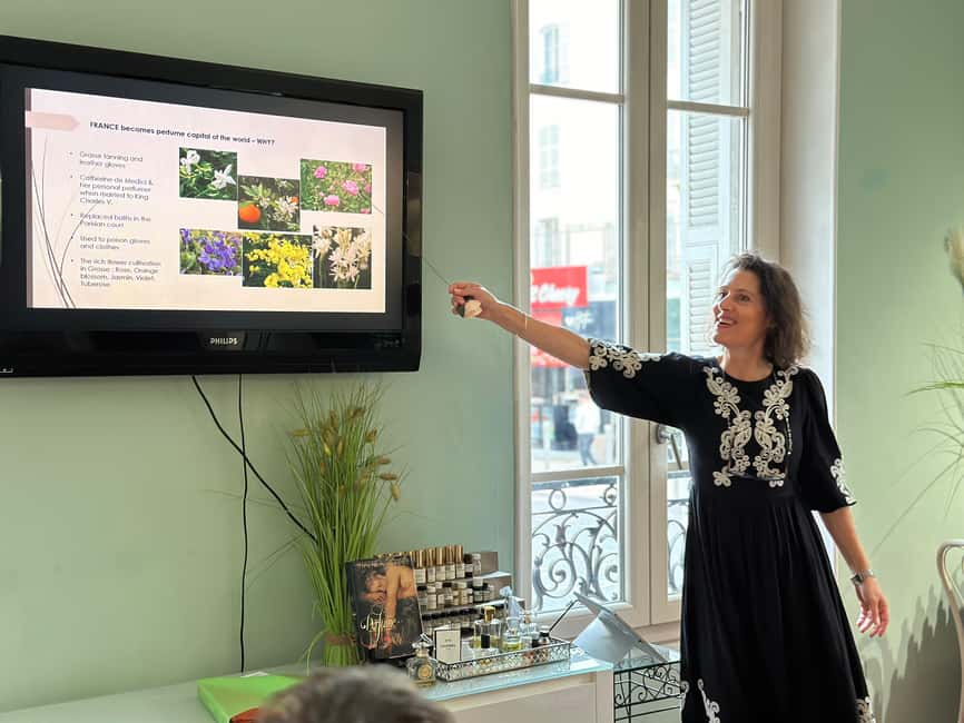Nice: Perfume Creation Workshop - The opening presentation: perfume without the mystery