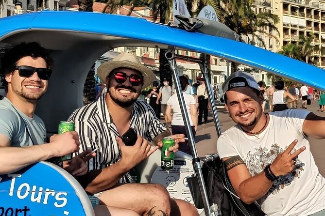 Nice: private guided Tour by electric taxi bike - Old Nice, arcades, and baroque churches