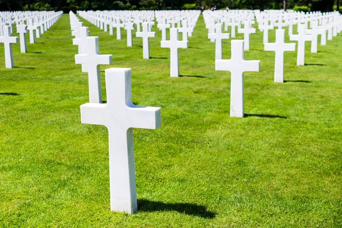 Normandy D-Day Small-Group Day Trip with Omaha Beach, Cemetery & Cider Tasting - The Normandy American Cemetery at Colleville-sur-Mer