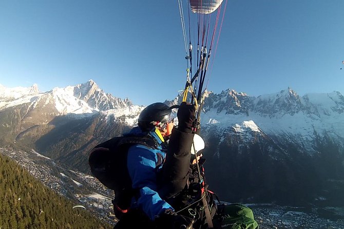 paragliding discovery flight - A first flight above Chamonix