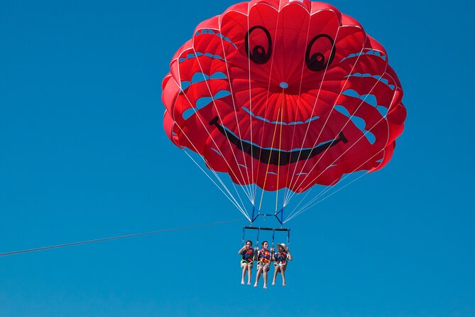 Parasailing - Rising 50 meters over Canet-Plage