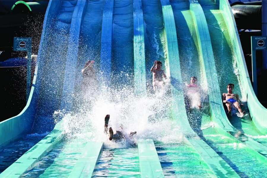 Paris: Aquaboulevard Water Park Entrance Ticket - Eleven slides give the day its main energy