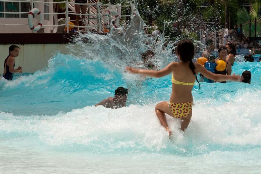 Paris: Aquaboulevard Water Park Entrance Ticket - Jacuzzis and wakeboarding break up the action