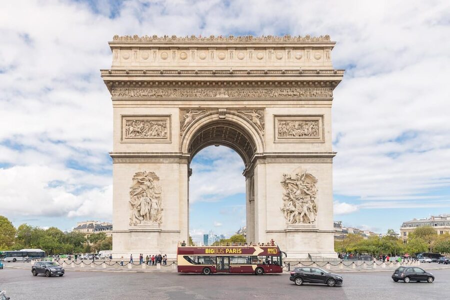 Paris: Arc de Triomphe Ticket & Big Bus Hop-on Hop-off Tour - Stop 8 and the Champs-Élysées approach
