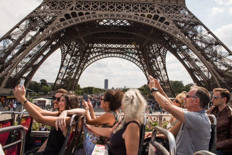 Paris: Arc de Triomphe Ticket & Big Bus Hop-on Hop-off Tour - From the Eiffel Tower to the Seine