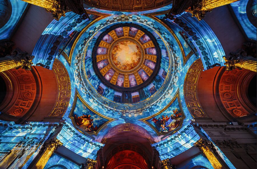 Paris: Aura Invalides Immersive Experience Entry Ticket - The six chapels and the moving middle section