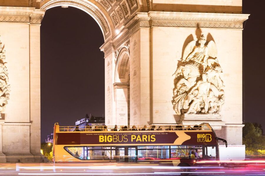 Paris: Big Bus Hop-on Hop-off Tour & Panoramic Night Tour - Key points to know before you board