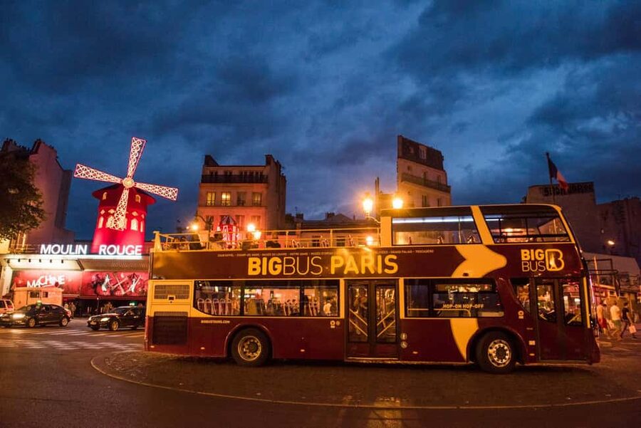 Paris: Big Bus Panoramic Night Tour by Open-Top Bus - Place de la Concorde, Madeleine, and Palais Garnier
