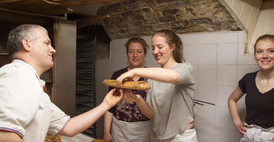 Paris: Bread and Croissant-Making Class - Entering Le Petit Mitron on rue Oberkampf