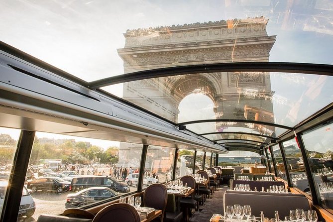 Paris Bustronome Gourmet Sightseeing Dinner on a Panoramic Bus - Key points to know before booking