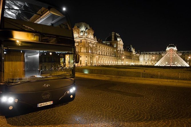 Paris Bustronome Gourmet Sightseeing Dinner on a Panoramic Bus - Audio guidance is useful, but bring your own headphones