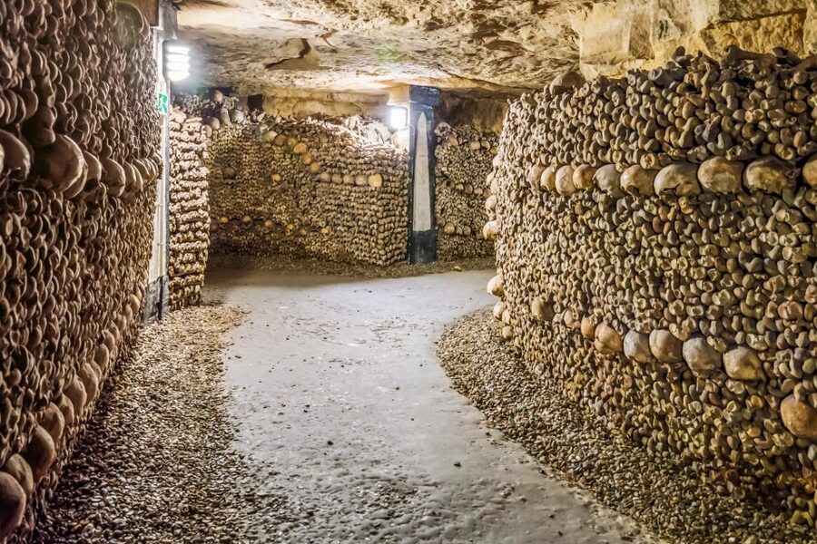 Paris: Catacombs Restricted Access Tour - The long stairway below street level