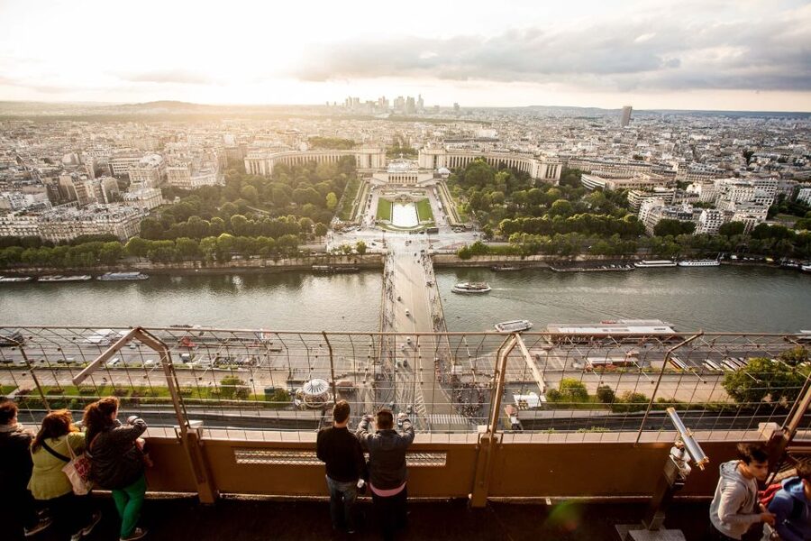 Paris: City Tour by Bus with Eiffel Tower & Optional Summit - Reaching the Eiffel Tower’s second floor