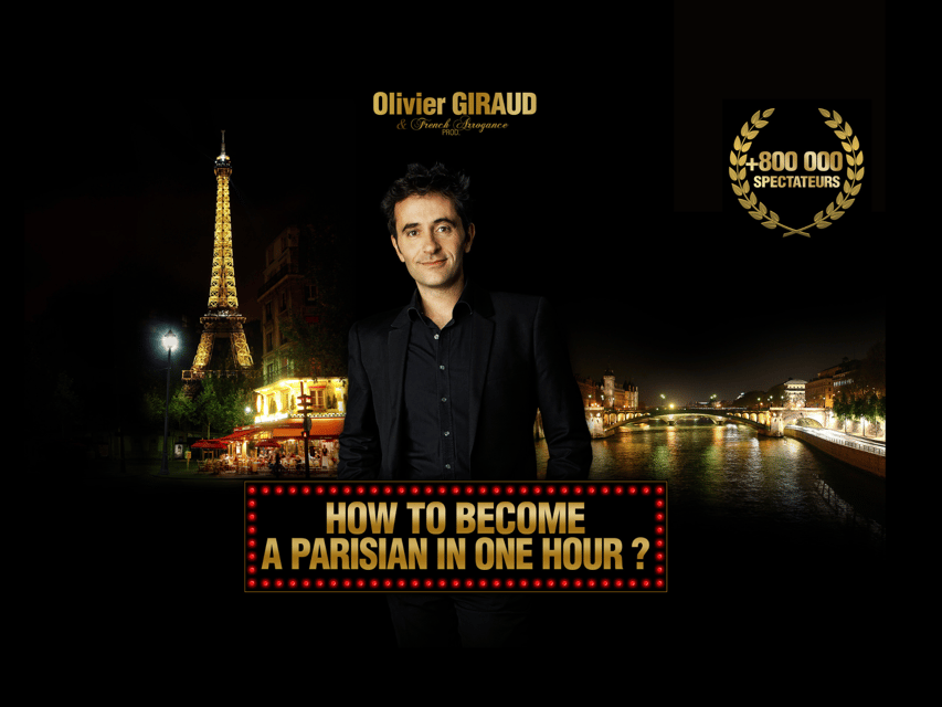 Paris: Comedy Show in English - How to Become a Parisian - What this Paris comedy show is really about