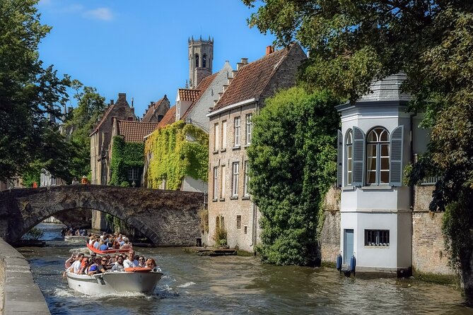 Paris: Discover Brussels and Bruges & Optional Chocolate Tasting - Bruges in two hours: canals, bridges, and old stone