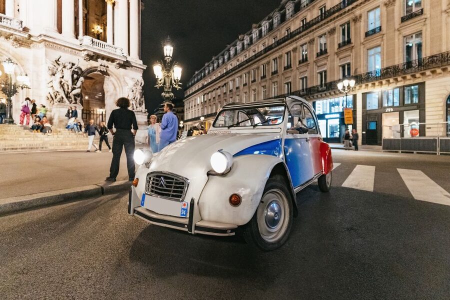 Paris: Discover Paris by Night in a Vintage Car with a Local - Hotel pickup and settling into the car