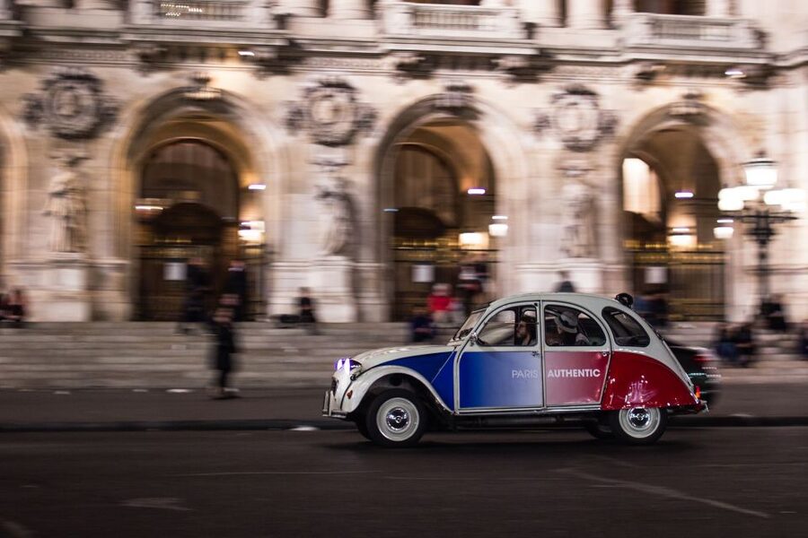 Paris: Discover Paris by Night in a Vintage Car with a Local - The Eiffel Tower after dark