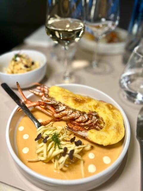 Paris: Eiffel Tower Dining, Gustave Menu at Madame Brasserie - Riding up to Madame Brasserie