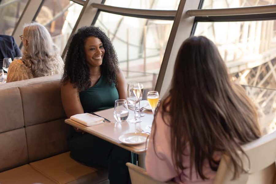 Paris: Eiffel Tower's Madame Brasserie 3-course lunch 12:00 - Drinks, Dessert, and Service