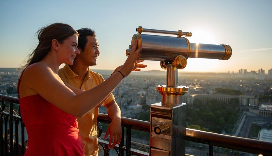Paris: Eiffel Tower Tickets and City Bus Tour - Meeting at Place de Sydney