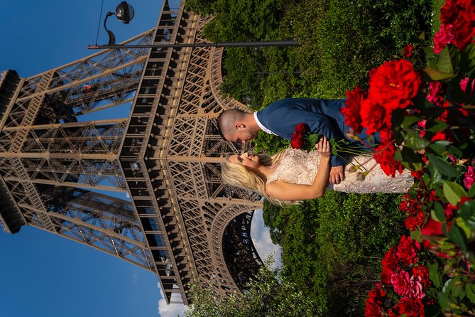 Paris Eiffel Tower Wedding Vows Renewal Ceremony with Photo Shoot - A quiet pause on Ile des Cygnes