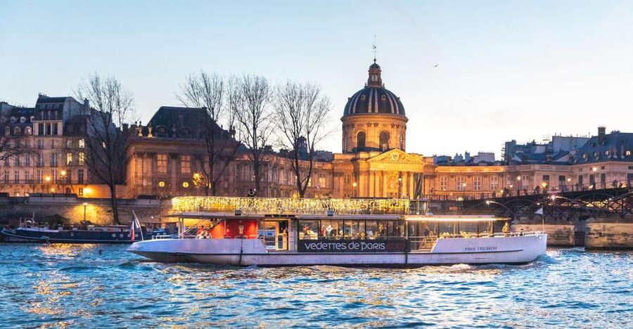 Paris: Evening River Cruise with Music - Starting beneath the Eiffel Tower at 2 Port de Suffren