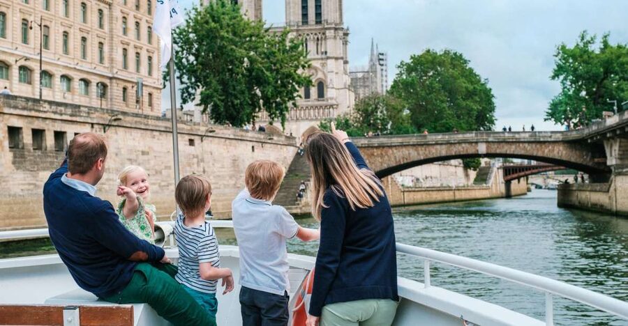 Paris: Family-Friendly River Seine Guided Cruise - Boarding below the Eiffel Tower at 2 Port de Suffren