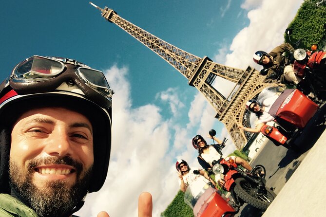 Paris Highlights city tour on a vintage Sidecar Motorcycle - The Panthéon and Sainte-Geneviève hill