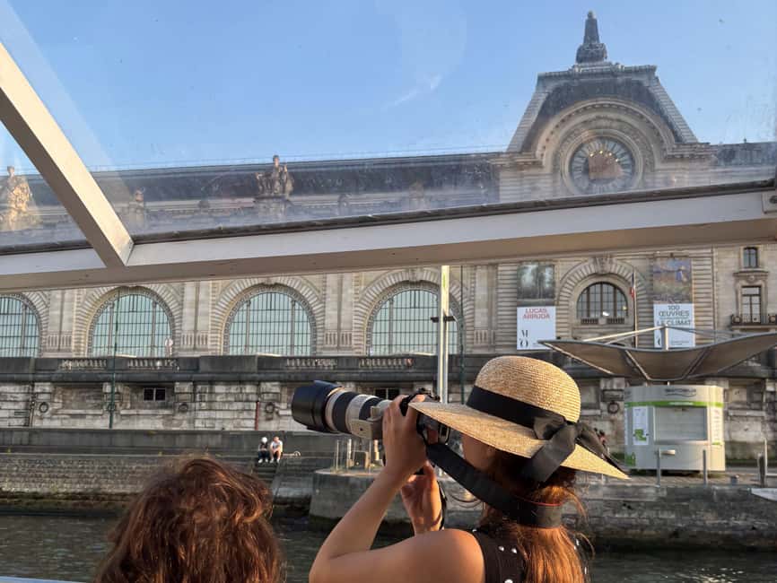 Paris: Hop-On Hop-Off Seine Cruise Pass with 9 Stops - Key points to know before boarding
