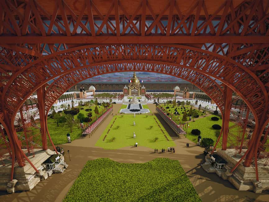 Paris : Immersive Eiffel Tower tour with virtual reality - Meeting Gustave Eiffel in the historical story