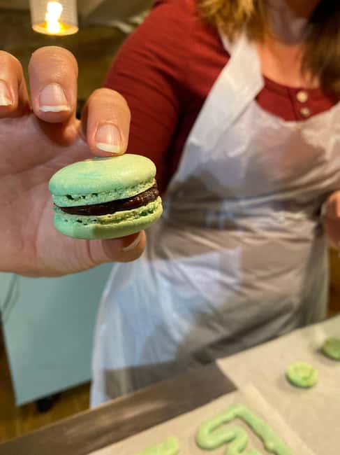 Paris: Macaron Baking Class for Families and Kids - The first stage: mixing a macaron batch together