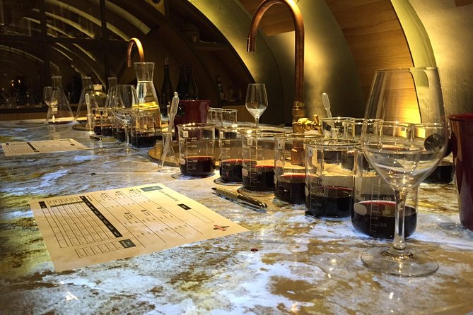 Paris - Make Your Own Bottle of Wine in a Royal Wine Cellar - Building your blend one small sample at a time