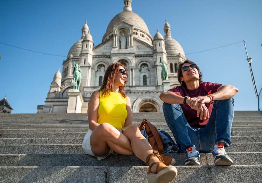Paris: Montmartre, Notre-Dame, & Louvre Tour with Cruise - The Eiffel Tower from ground level