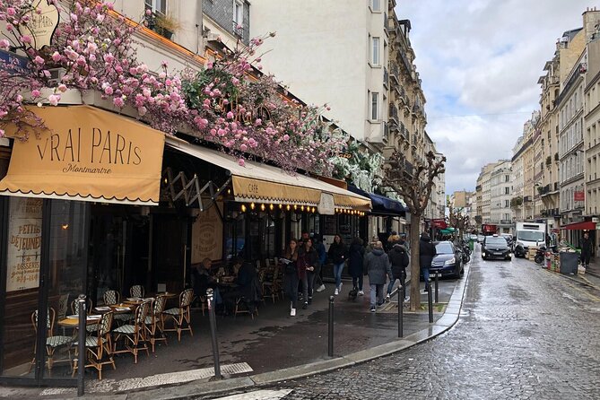 Paris Montmartre Private Walking Tour - Best Art, Culture, Food - La Maison Rose and the café photo stop