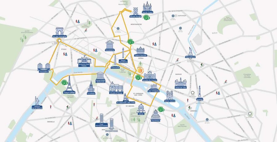 Paris: Night Bus Tour with Audioguide - Key points about the Paris Night Bus Tour