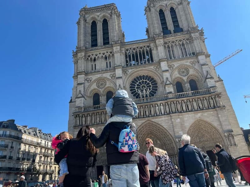 Paris: Notre-Dame Cathedral Exterior Tour & Free Entrance - Entering the cathedral after the guided walk