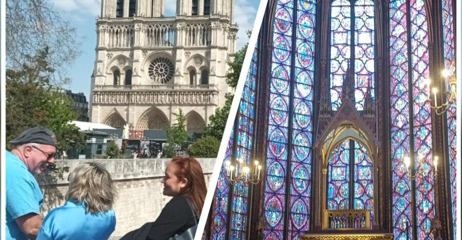 Paris: Notre Dame Exterior Walking Tour with Sainte Chapelle - Notre Dame after the 2019 fire