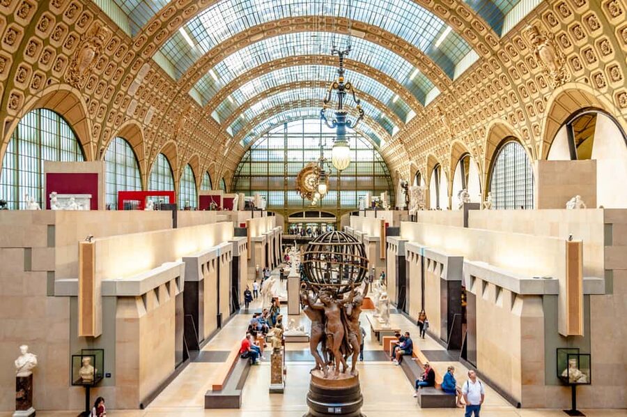 Paris: Orsay Museum Masterpieces Guided Tour - Entering the former railway station