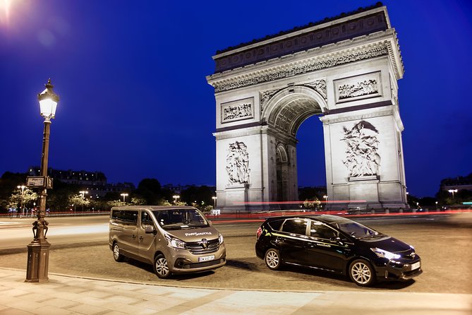 Paris Private Arrival Transfer from Charles de Gaulle (CDG) or Orly (ORY) - The price makes sense for eight people