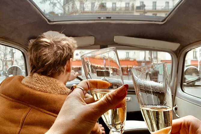 Paris Private Guided Tour in a Vintage Open Top French Car - Place Vendôme, Opéra, and central Paris after dark