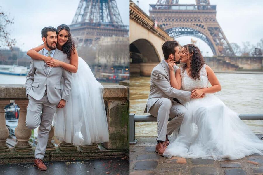 Paris: Professional Photoshoot with the Eiffel Tower - A patient approach to children and families