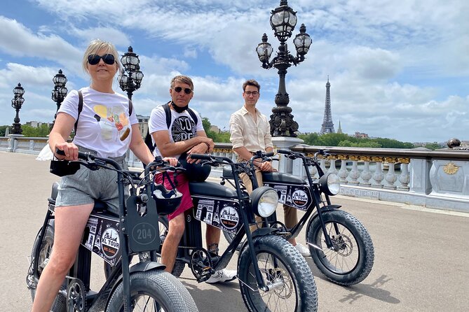 Paris Sightseeing Family Friendly Guided Electric Bike Tour - Learning the bike at 10 Rue de la Paix