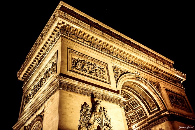 Paris Tootbus Festive Christmas Lights Tour - The Louvre in evening light