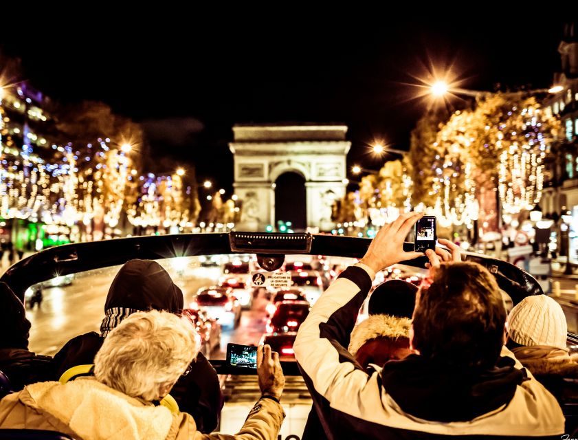 Paris: Tootbus Open-Top Christmas Bus Tour - Concorde opens the view toward the Champs-Élysées