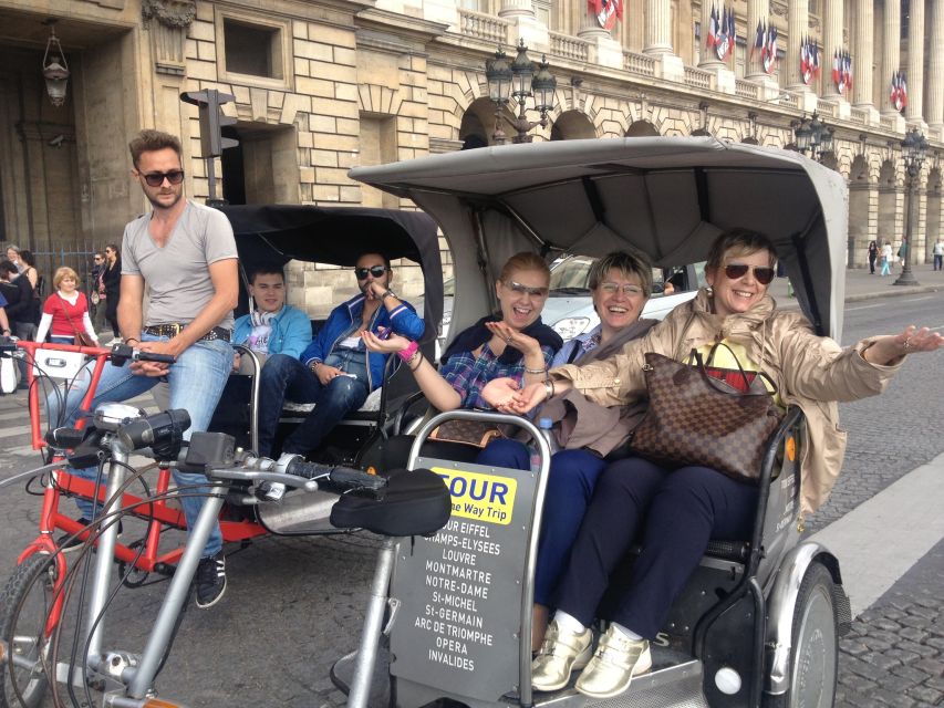 Paris Tuk-Tuk: 2, 4 or 6H First Highlights & Parisian Areas - The Eiffel Tower and Paris’s grand monuments