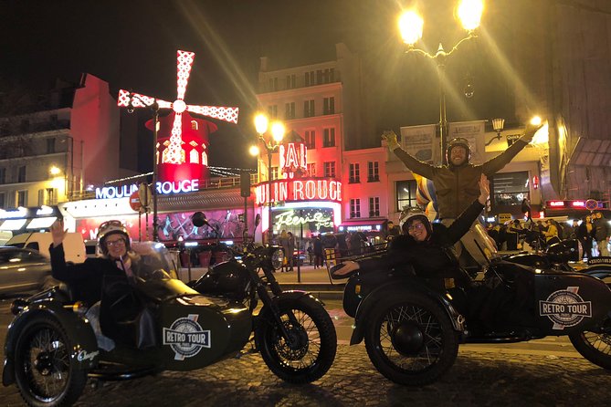 Paris Vintage Tour by Night on a Sidecar with Champagne - Palais Garnier and the city’s theatrical side