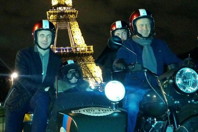 Paris Vintage Tour by Night on a Sidecar with Champagne - What the ride feels like in practice